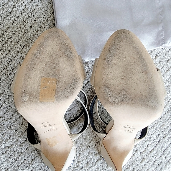 Giuseppe Zanotti Design satin sandals with crystals - Picture 7 of 11